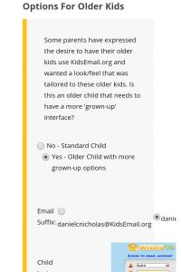 kids email Review